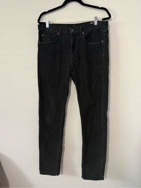 rag & bone Men’s Black Corduroy Pants